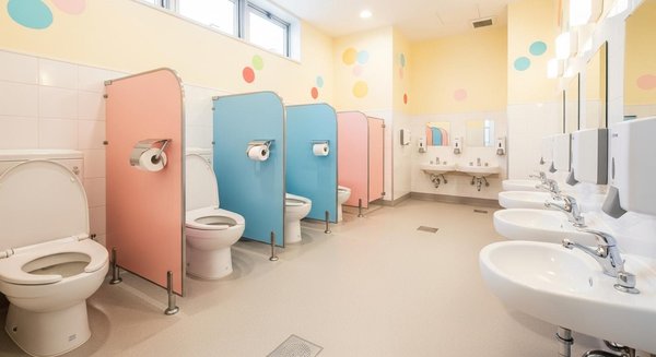 Cloisonnettes WC pour maternelles : la solution pour un espace sanitaire rassurant